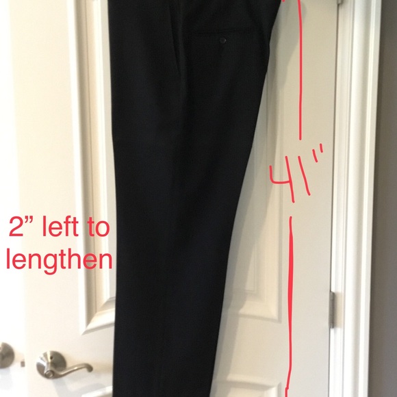 Bachrach Black Wool Suit - Picture 3 of 4